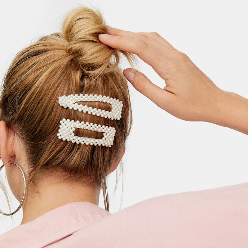 Жемчужные заколки для волос женщин новые корейские модные аксессуары трендовые
