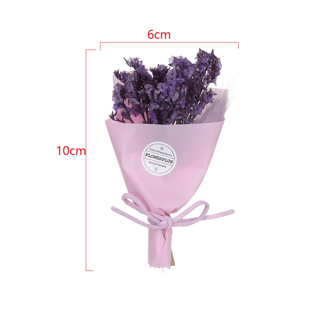 1 шт./лот мини Гипсофилы Натуральные сушеные цветы с коробкой для свадьбы