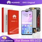 6,5 ''Super AMOLED дисплей для Huawei Honor 8X, ЖК-дисплей, телефон, сенсорный экран, дигитайзер для HONOR 8X, Замена ЖК-дисплея