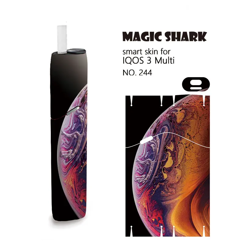Magic Shark Butterfly Moon Earth Dreamy Smoke наклейка для кожи IQOS 3 чехол | Мобильные телефоны и