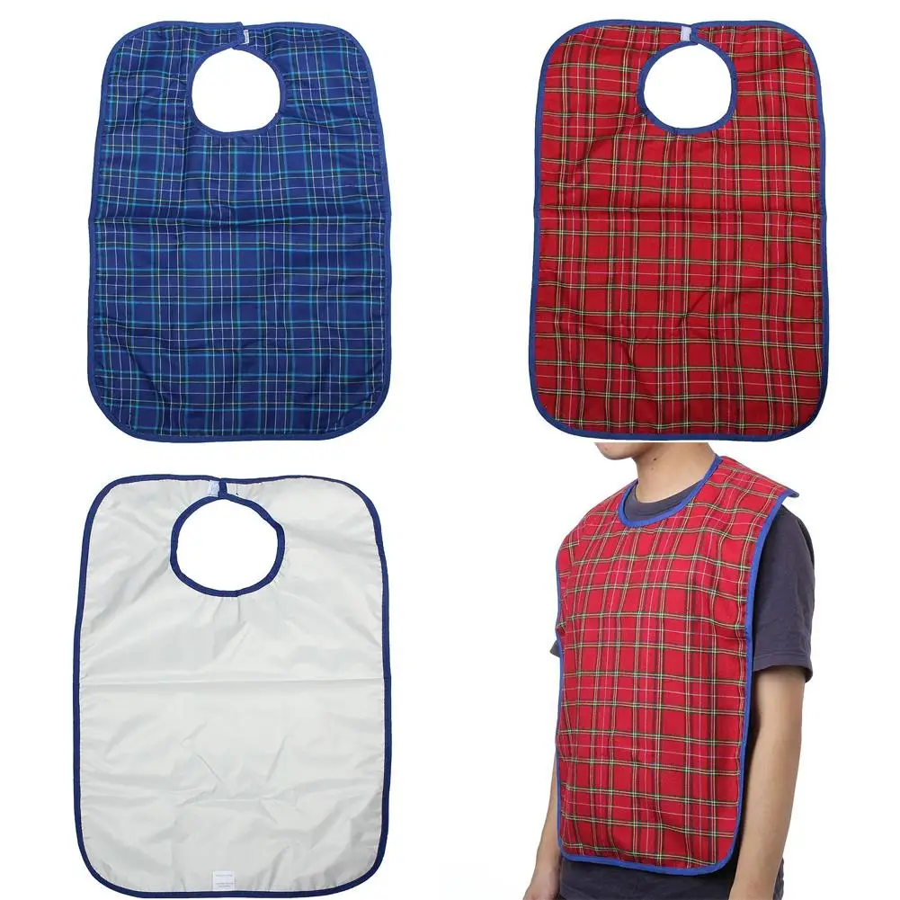 

1 Pcs Large Waterproof Aprons Adult Mealtime Bibs Disability Clothes Bib Cook Protector Tool Olders Bib Dinnertable Supplies