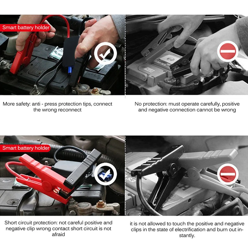 Внешний аккумулятор Onever для экстренного запуска автомобиля мощностью до 1200 а