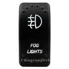 Противотуманные фары с белым светодиодом, водонепроницаемый клавишный переключатель с фиксацией вклвыкл, IP68, универсальный переключатель, один полюс, аксессуары