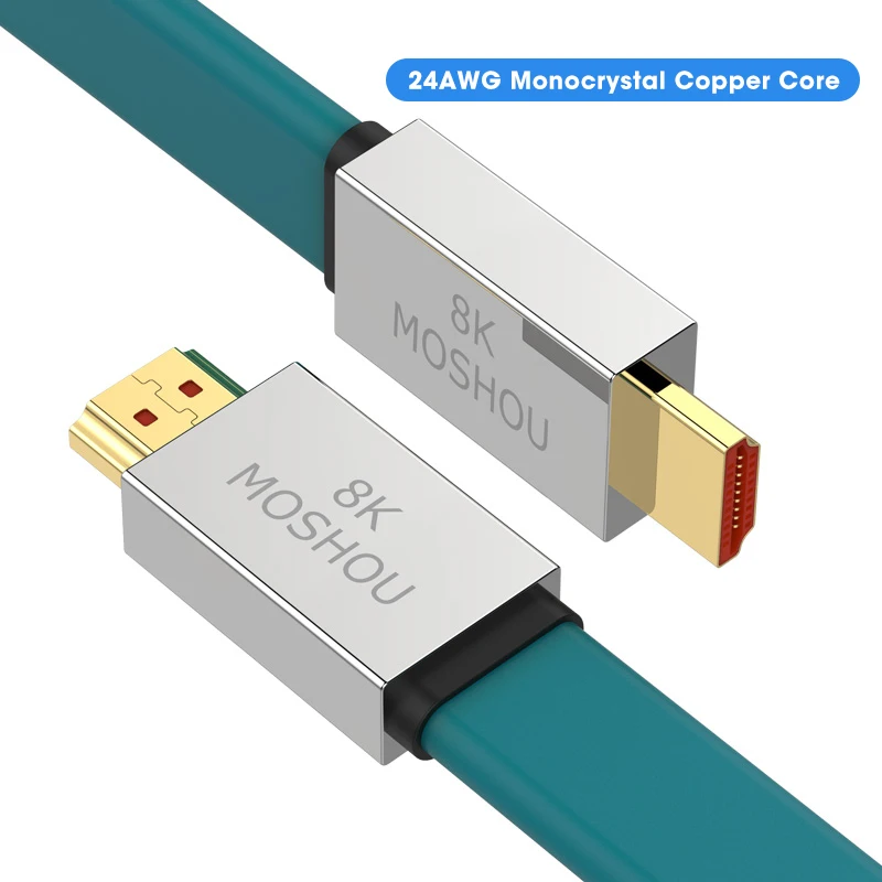 Высокоскоростной кабель 8K HDMI 2 1 @ 60 Гц 48GPS совместимый с Apple TV 4K LG Samsung QLED