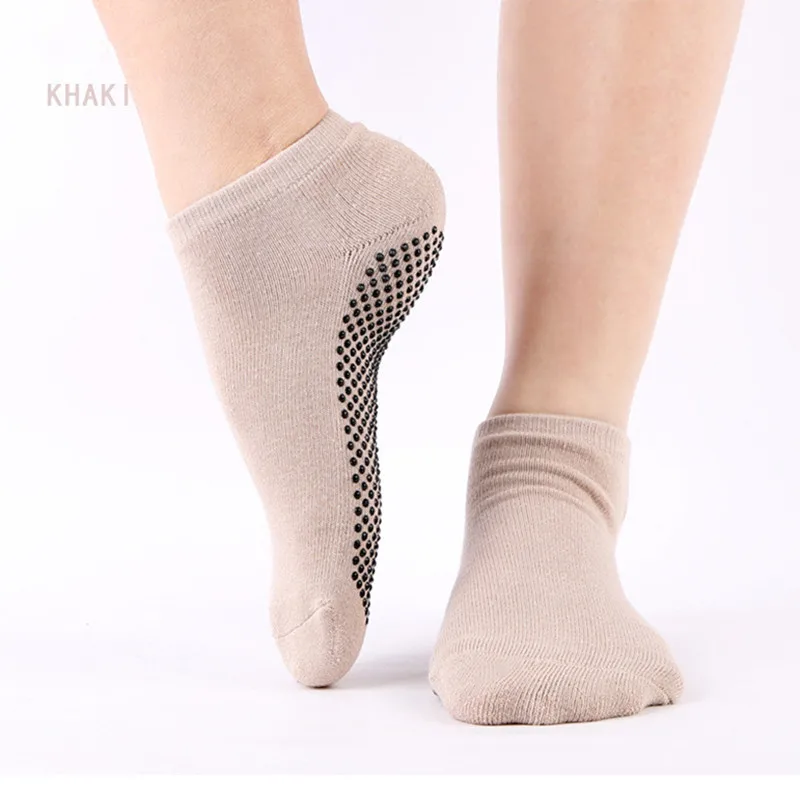 

3 Pairs Yoga Socks Women Silicone Anti Slip Good Grip Socks Gym Fitness Sports Workout Sportwear Pilates Ballet Dance Sock