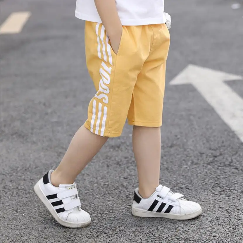 Детские брюки детские хлопковые шорты летние тонкие пляжные спортивная одежда