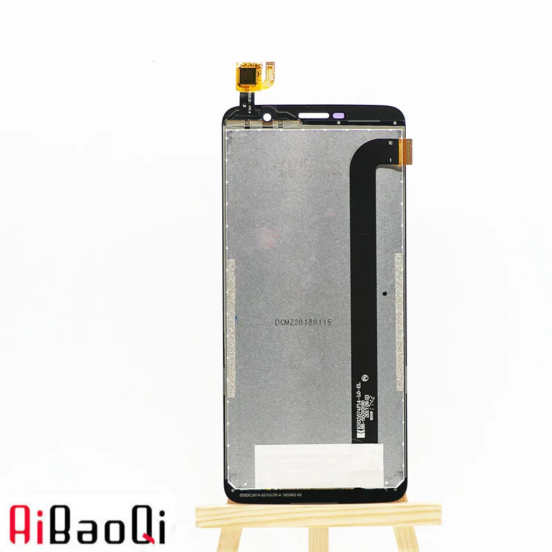 AiBaoQi 5,5 дюймовый сенсорный экран+ 1280X640 ЖК-дисплей в сборе для HOMTOM S7 модель телефона