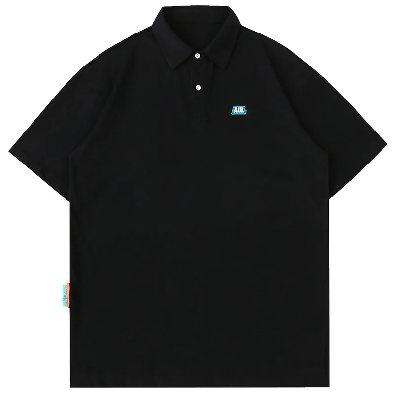 

Men's Polo Shirt 2021 Summer New Simple and Versatile Loose Cotton Short-sleeved T-shirt Men