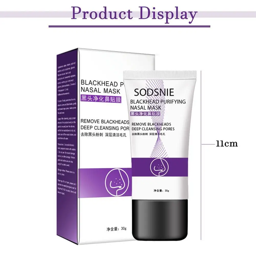 

1Set Blackhead Remover Nose Face Mask Pore Strip Tearing Black Mask Peeling Acne Oil-Control Deep Cleansing Skin Care Unisex Hot