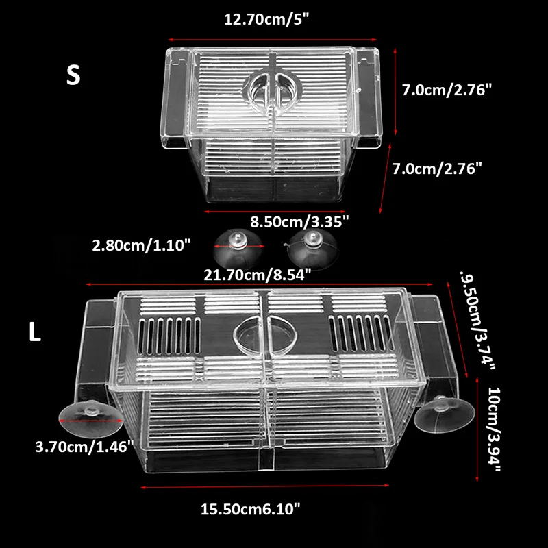 2020 Новый аквариум для домашних животных рыб двойной селекционный заводчик