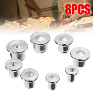8Pcs 6/8/10/12mm Dowel Pins Center Point Set Woodworking Craft Clamp Steel Tools For Drill Hole Pin Wood Points Center Tool 8Pcs 6/8/10/12mm Dowel Pins Center Point Set Woodworking Craft Clamp Steel Tools For Drill Hole Pin Wood Points Center Tool