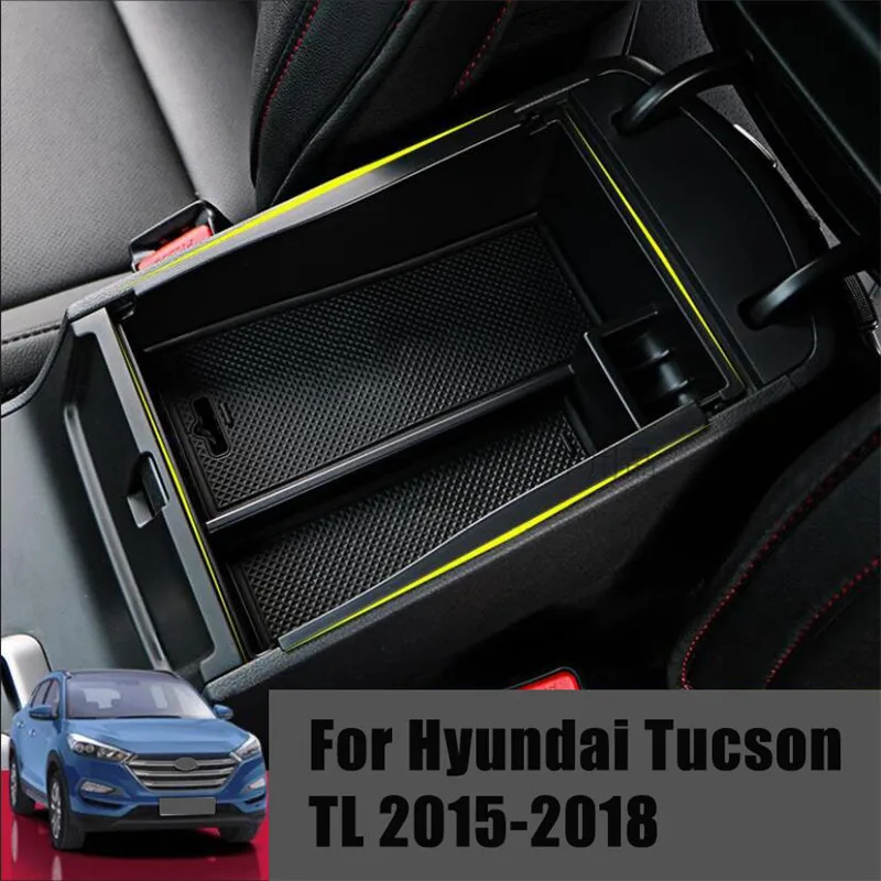 Коробка для хранения подлокотников hyundai Tucson TL 2015 2018 с центральной консолью ящик
