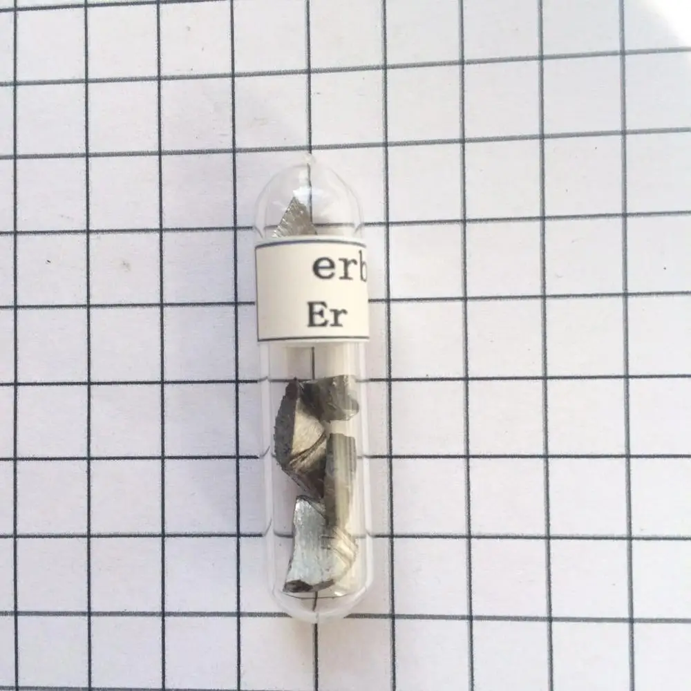 

Образец Erbium из чистого металла в запечатанном флаконе 5 г