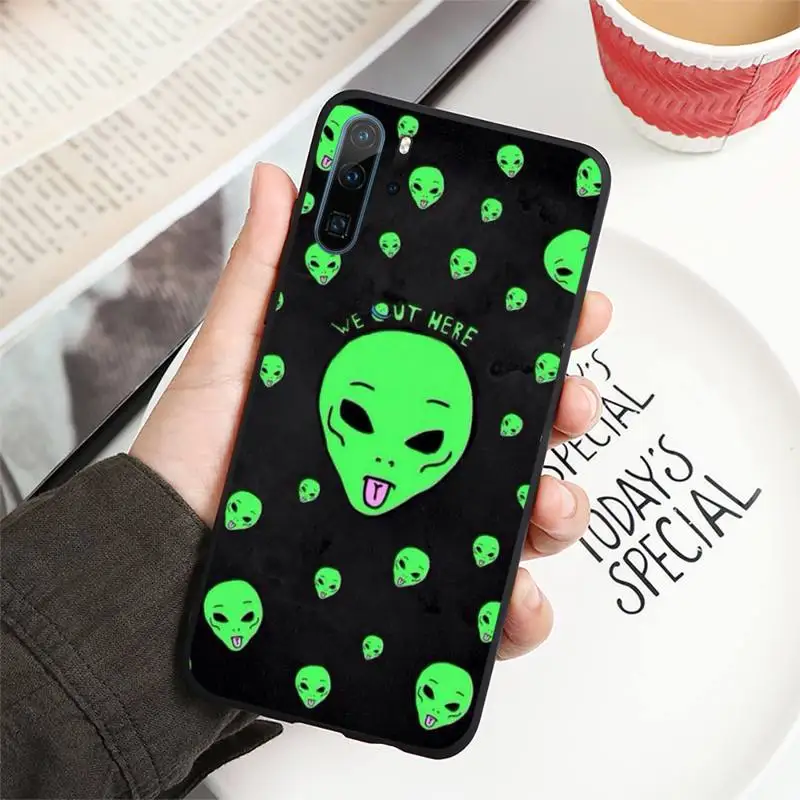 

E.T. Alien funny cute cartoon pattern Phone Case For Huawei honor Mate P 10 20 30 40 i 9 8 pro x Lite smart 2019 nova 5t