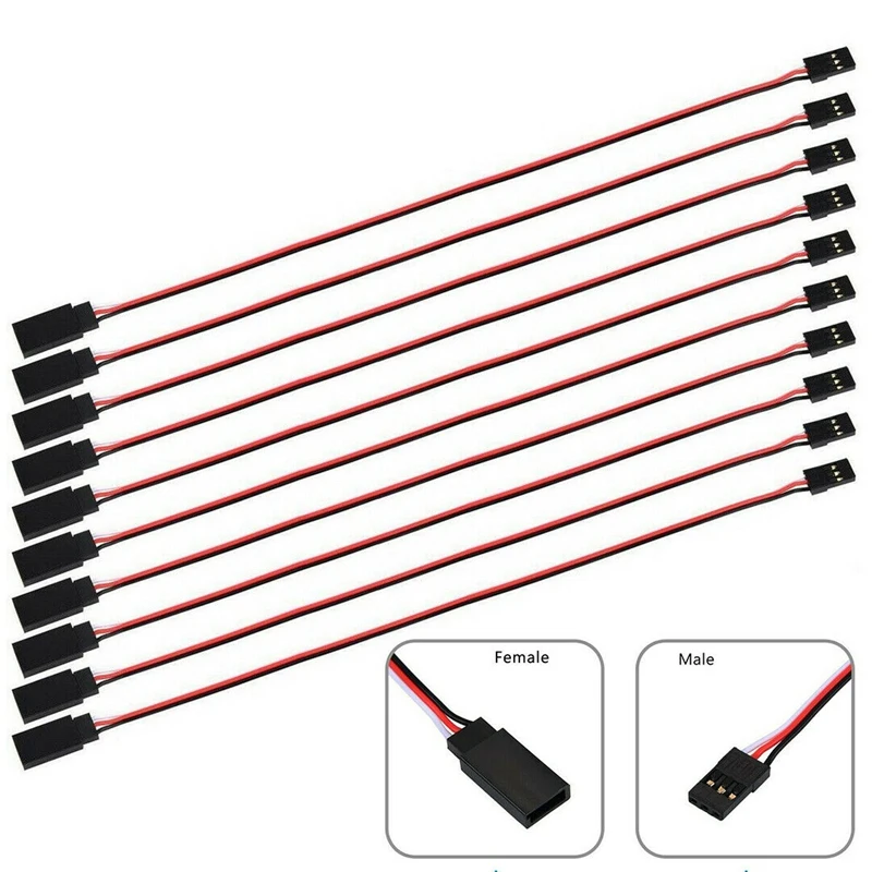 10 шт. 150 мм Servo удлинитель свинцовый кабель JR 3Pin Штекерный для RC автомобиля|Кабели