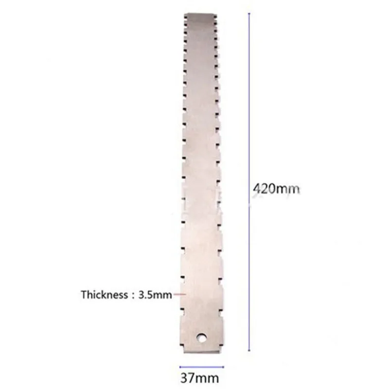 Новый Гриф для гитары линейка шеи зубчатый прямой край lutiers гриф Линейка