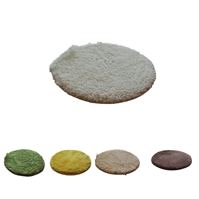 

Гладкий Простой круглый коврик для сна для щенков и кошек, моющаяся подушка