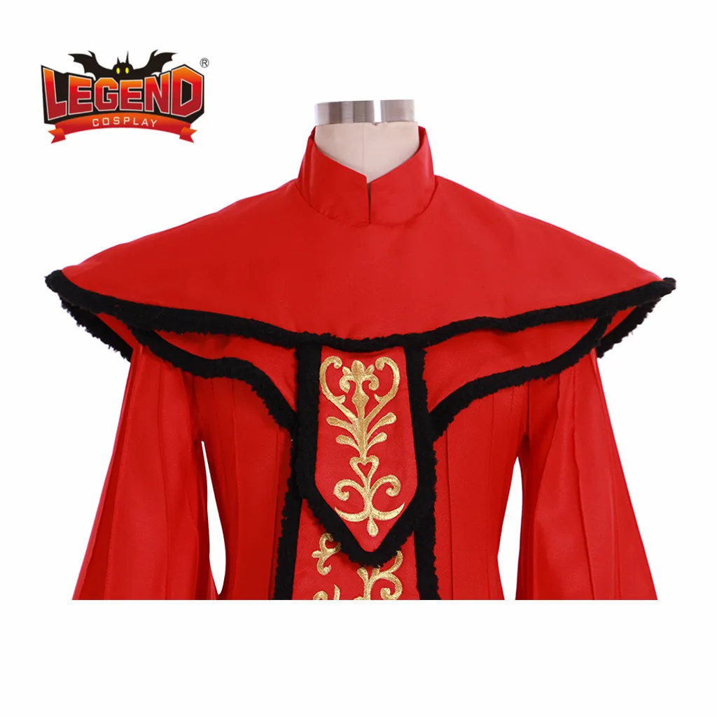 Женский костюм для косплея фантомная угроза красное платье Padme Amidala