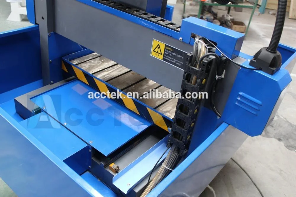Smart metal cut cnc router/homemade cnc router AK6060 with Mach 3 control system images - 6