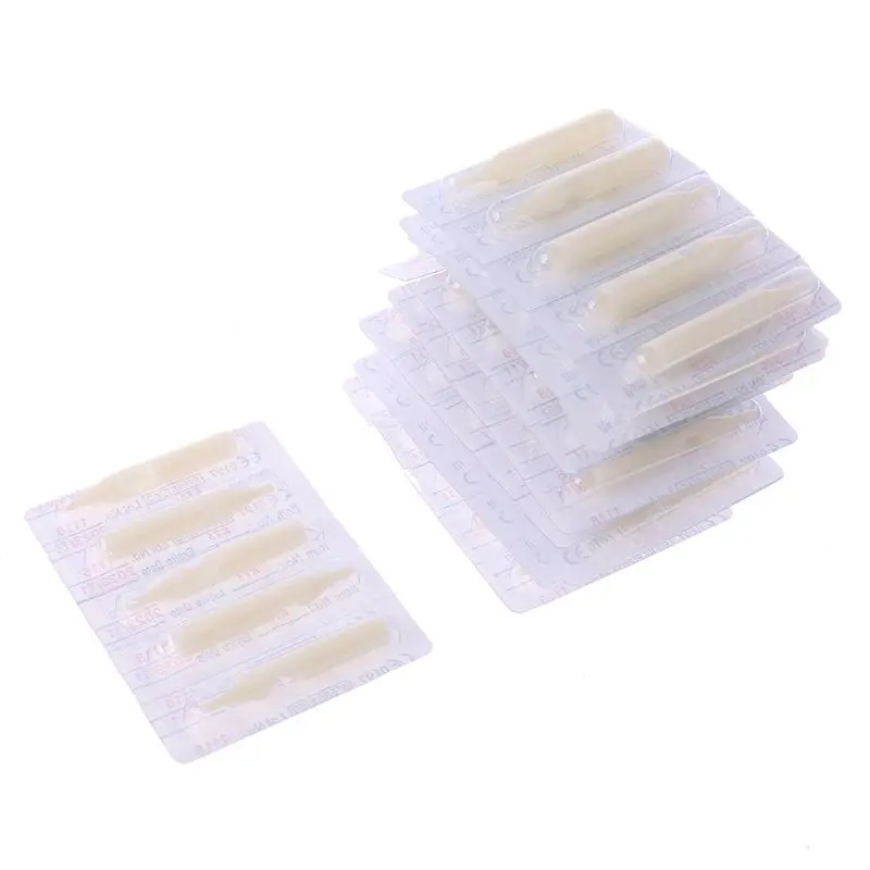 

50Pcs/Box Lot Sterile Disposable Tattoo Nozzle Tips Tube U Pick FT RT White Hot Sale