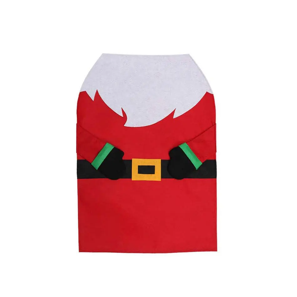 

Nonwoven Santa Elf Apron Restaurant Family Christmas Day Christmas Decorative Apron