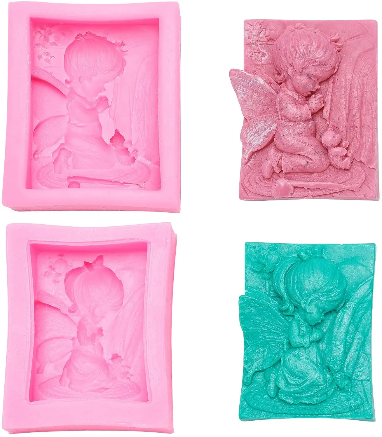 

3D форма из смолы в виде ангела, силиконовые ремесла, форма для мыла, ремесло в виде крыльев, ангелов, ремесло «сделай сам», ремесла для мыла, у...