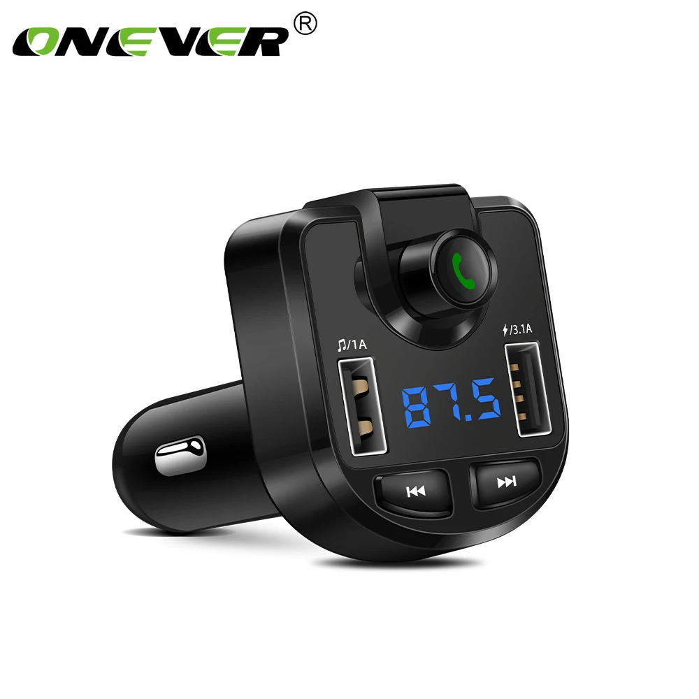 Автомобильный FM-трансмиттер Onever с двумя USB-портами и поддержкой Bluetooth 4 0 |
