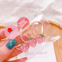 2020 spring and summer strawberry hair band korean version ins girl baby cute color hair band