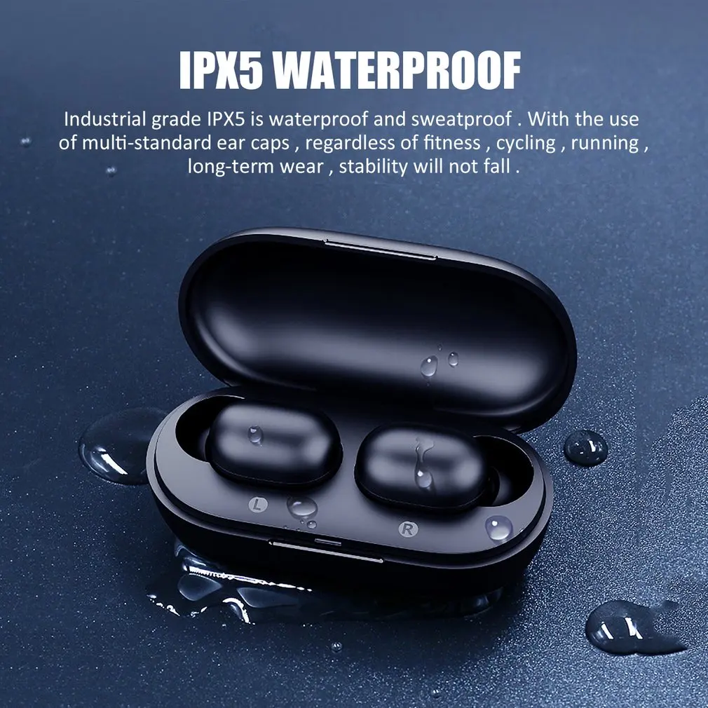 GT1 TWS сенсорные bluetooth-наушники с отпечатком пальца, HD стерео беспроводные наушники, игровая гарнитура с шумоподавлением