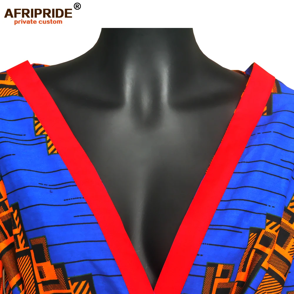 Африканский повседневный комбинезон для женщин AFRIPRIDE с пышными рукавами и