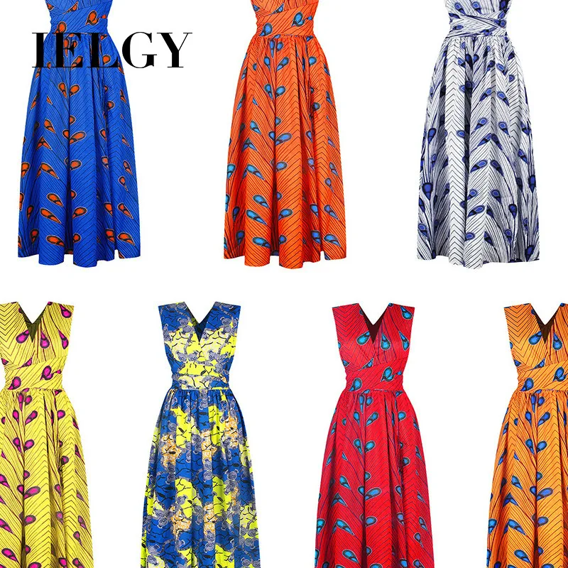 

IELGY Ethnic style women's sexy split