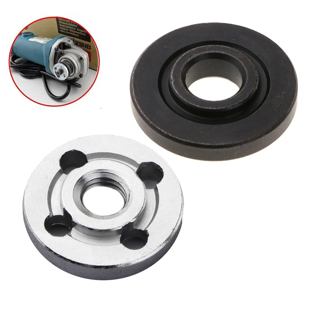 

M14 Inner And Outer Flange Nut Set Tool Thread Replacement Angle Grinder Inner Outer Flange Nut Set Tools Angle Grinder Platen
