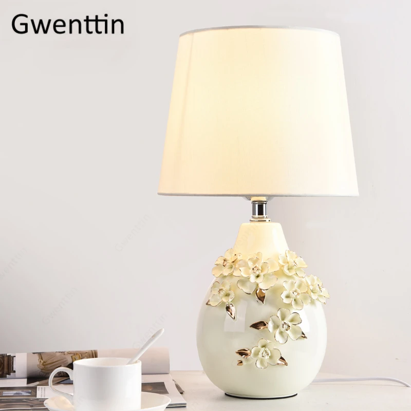 

Modern Table Lamp Flower Home Decor Desk Light Stand Lights Table Lamps for Living Room Bedroom Led Lighting Fixtures Luminarie