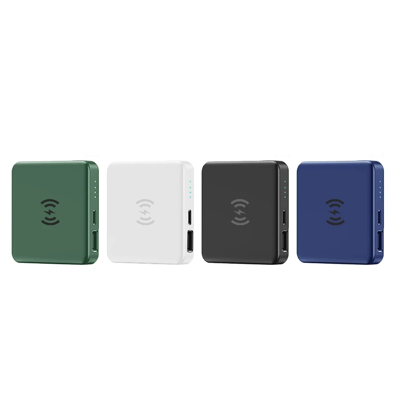 

Mini 22W 5000mAh Portable Outdoor Magnetic Wireless Power Bank Camping External Backup Battery Pack for 12/12Pro/12Pro