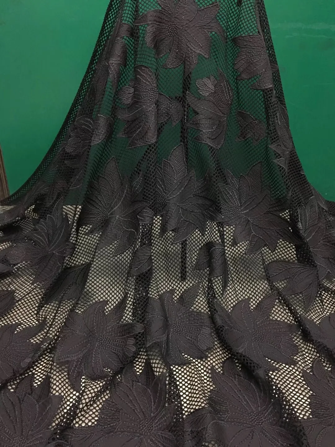 

High Quality 2021 Pearls African Lace Fabric Beaded French Net Lace Fabric Guipure Embroidered Nigerian Lace RF13