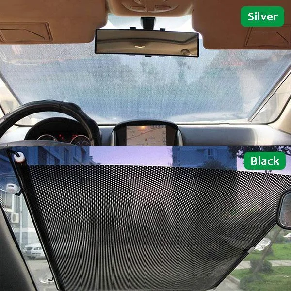 

Car Automatic Retractable Sunshade Sun Block Shutter Side Window Block Sun Shade Car Telescopic Curtain Easy To Use