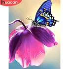 HUACAN Алмазная Картина новый цветок животное 5D DIY Алмазная вышивка крестиком бабочка стразы Мозаика Украшение