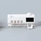 Держатель для зубных щеток на солнечной батарее, двухслойный автоматический стерилизатор зубной пасты, настенный дозатор для ванной комнаты, дома