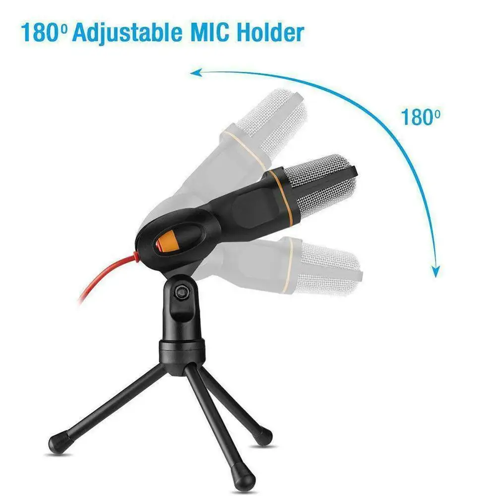 

Computer microphone SF-666 Handheld Microphone Sound For Computer Skype Chat Studio PC Mic Laptop MSN Microphone Gifts K3G8