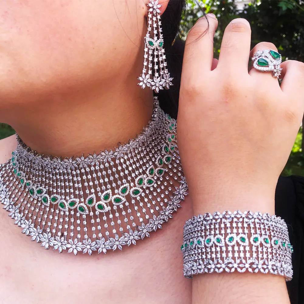 Великолепный роскошный набор GODKI из 4 штук в индийском африканском стиле для