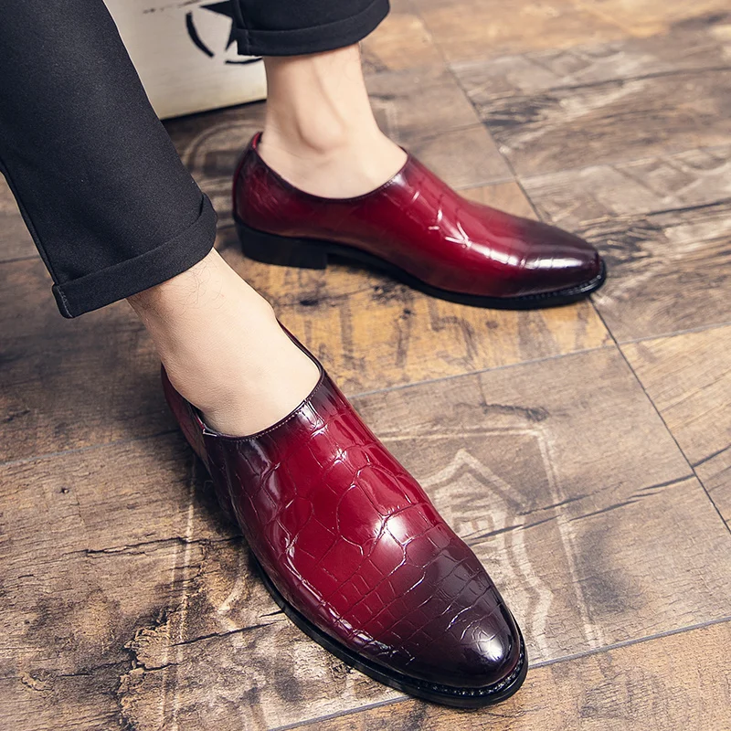 

Personality Office Business Fashion Men's Shoes Leather Men Casual Large Size Italian Slippers Trending Hot Products Loafers