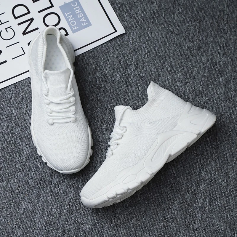 Кроссовки носки женские на платформе удобная дышащая обувь для бега