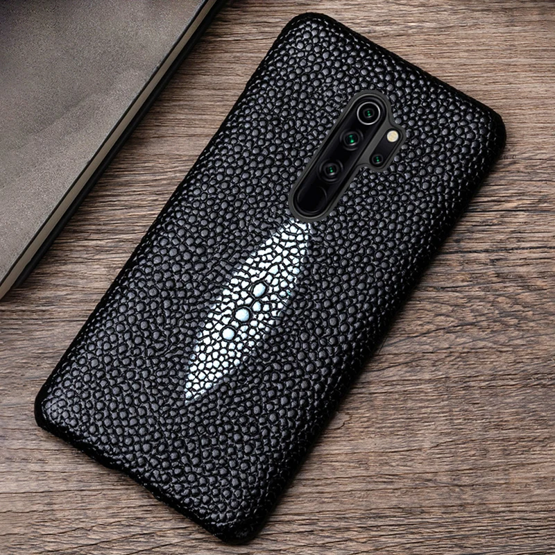 

Leather Phone Case For Xiaomi Redmi Note 9S 8 7 6 5 K30 10X Mi 9 se 9T 10 Lite A3 Mix 2s Max 3 Poco F1 X2 F2 Pro Pearl Fish Capa