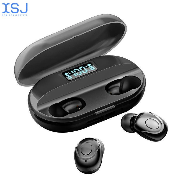 

Wireless Bluetooth Headset Binaural Mini Invisible In-Ear Earbuds Ultra-Long Standby Battery Life Waterproof and Sweat-Proof