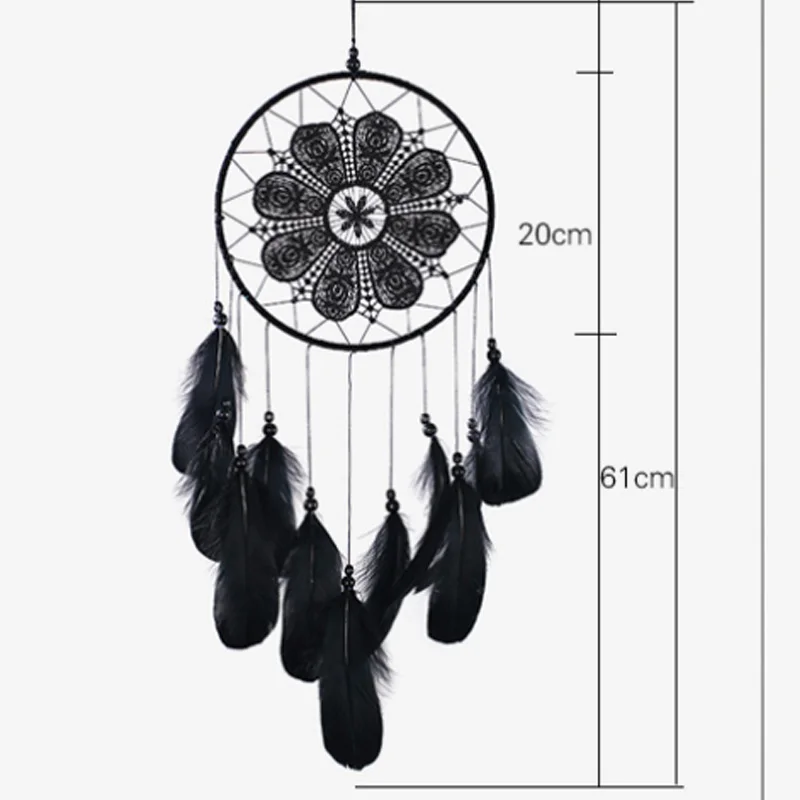 Перьевое кружево Ловец снов свадебное украшение подарок внутреннее XR115 | Дом и