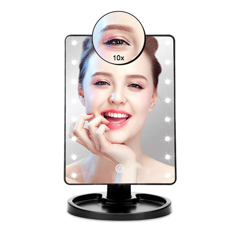 Светодиодный зеркальный светильник для макияжа с сенсорным экраном|Зеркала