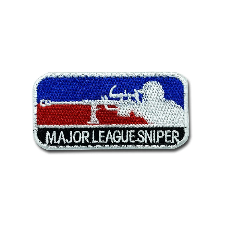 SNIPER military Patches high quality Embroidered Creativity Badge Hook and Loop Armband 3D Stick on Jacket Backpack Stickers
