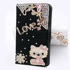 Кожаный 3D чехол-бумажник со стразами для Samsung M31 2020, флип-чехол 360, защитный чехол для Samsung Galaxy M21, M11, M01, M30S, M 31, M21