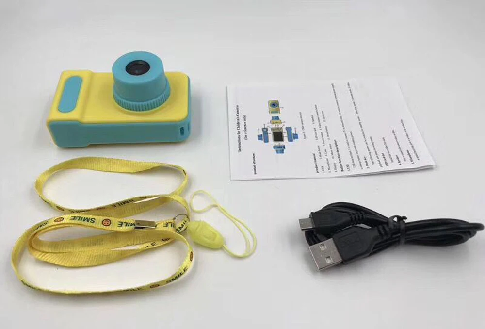 Цифровая мини камера 2 дюйма мультяшная Милая игрушки для детей подарок на день