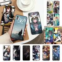toplbpcs amiya arknights phone case for redmi note 7 5 8a note8pro 9pro 8t coque for note6pro capa